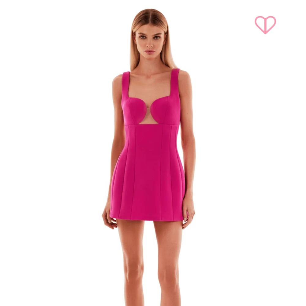 Mini hot pink dress by Milla size Xs